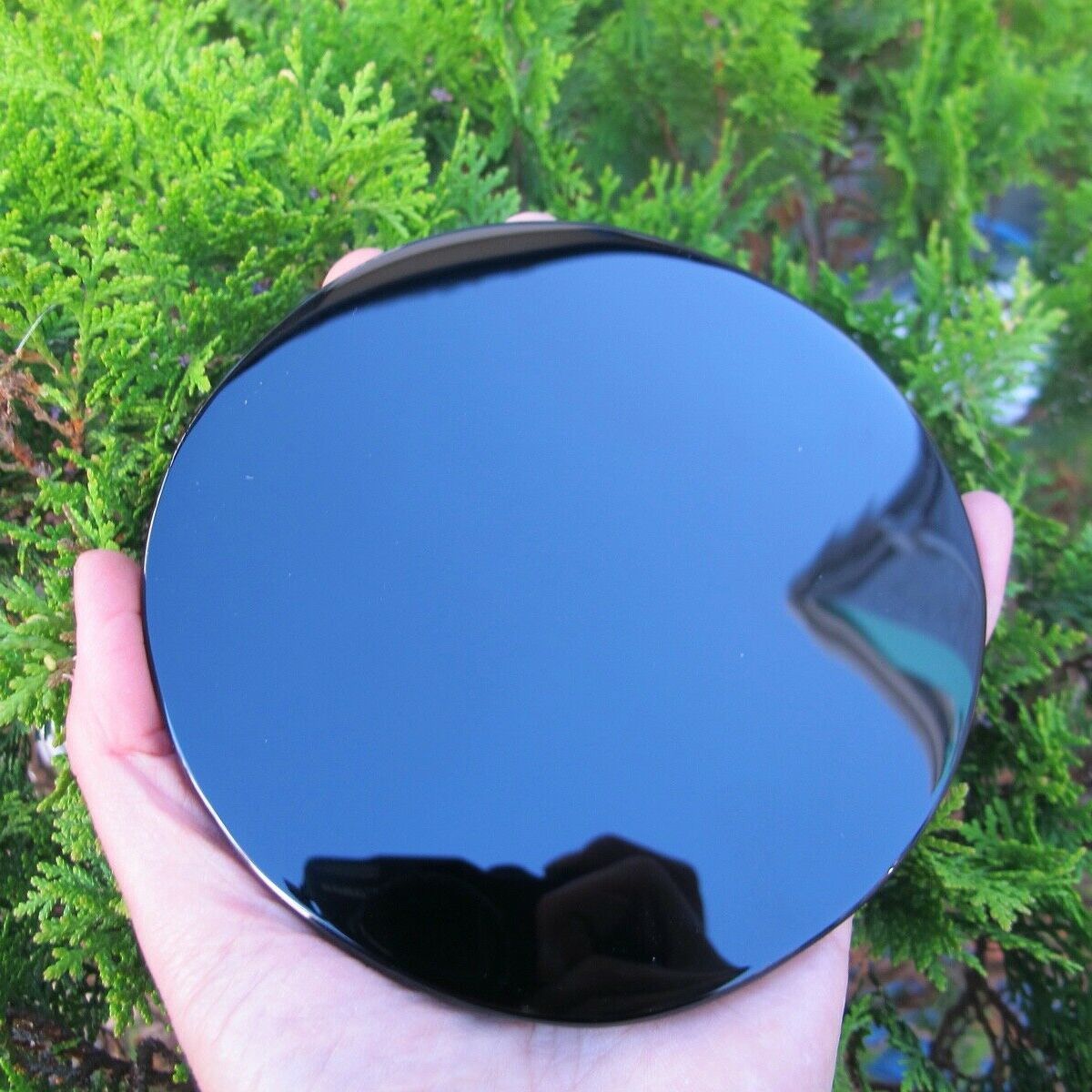 High Quality Black Obsidian Scrying Mirror - thebodymindsoulshop