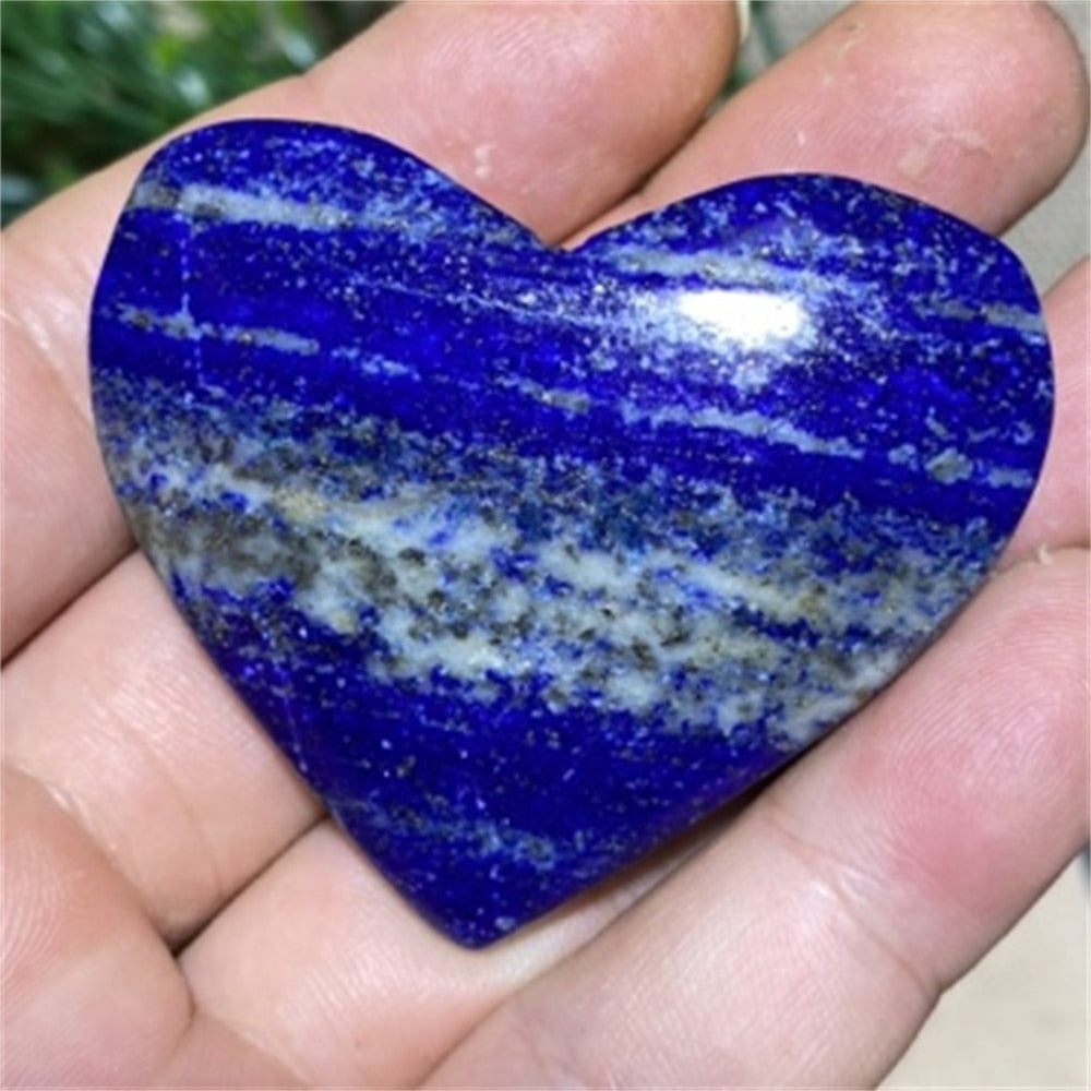 Lapis Lazuli Blue Heart - thebodymindsoulshop