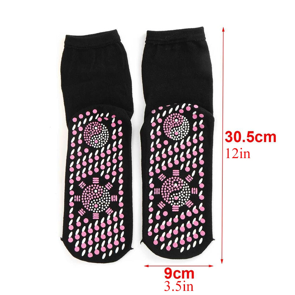 Tourmaline Magnetic Therapy Socks, Self Heating - thebodymindsoulshop