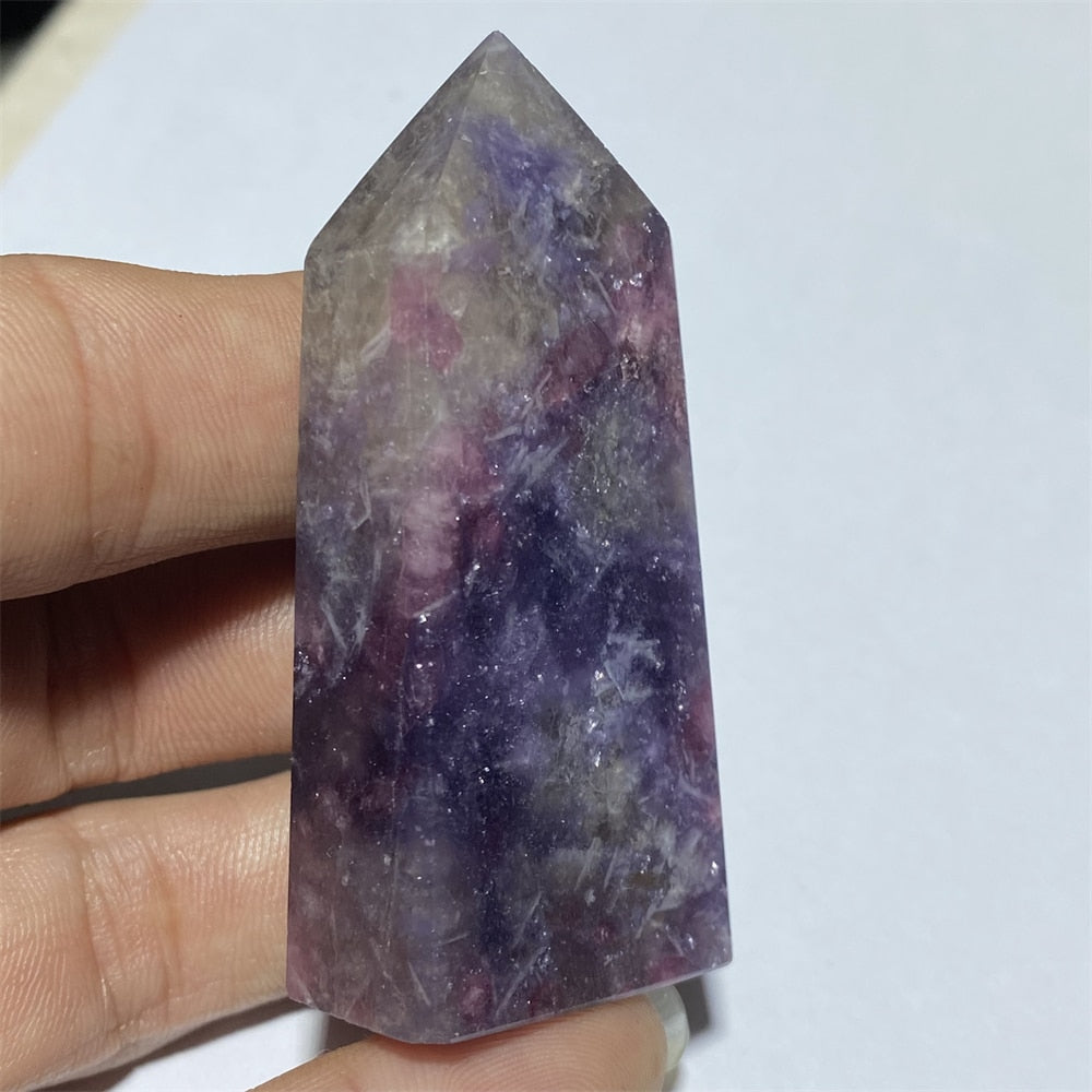 Unicorn Tourmaline And Mica Sheet Pillar - thebodymindsoulshop