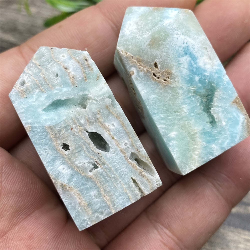 Hemimorphite Blue Tower - thebodymindsoulshop