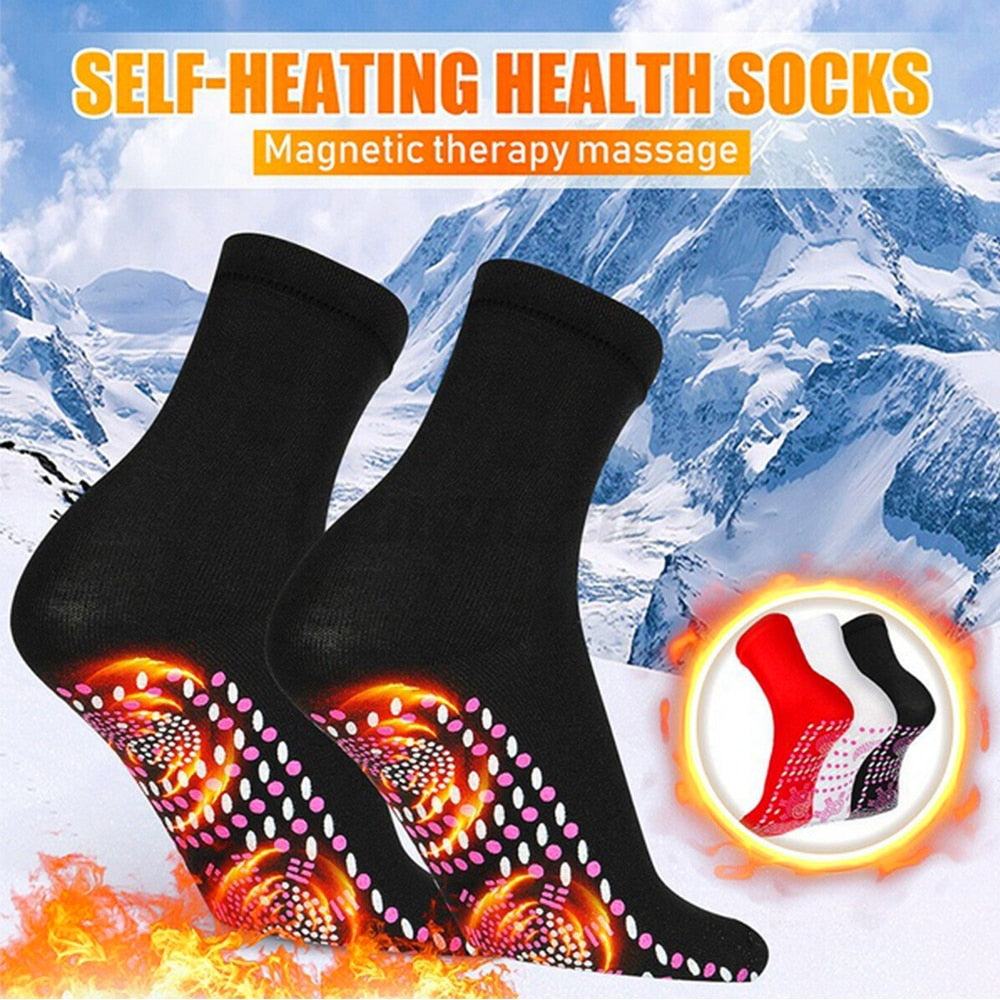 Tourmaline Magnetic Therapy Socks, Self Heating - thebodymindsoulshop