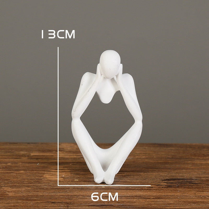 Modern Abstract Thinker Statues - thebodymindsoulshop