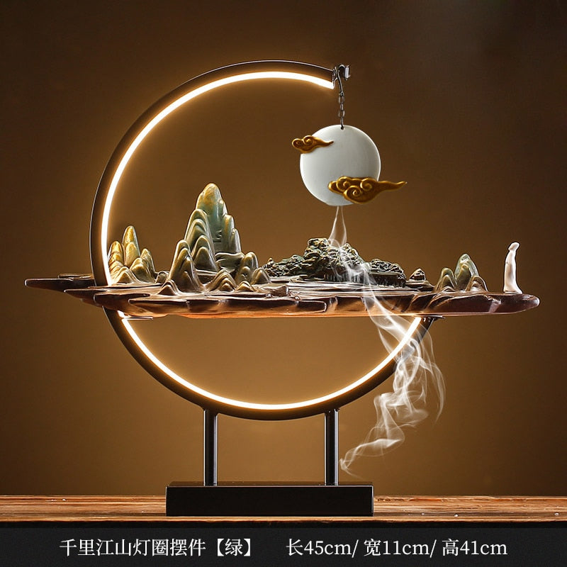 Zen Backflow Incense Holder/Light - thebodymindsoulshop