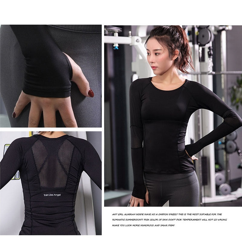 Long Sleeve Yoga Top - thebodymindsoulshop