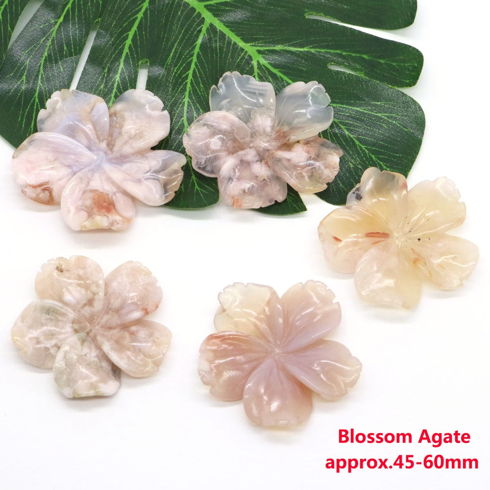 Peach Blossom Carved Crystal - thebodymindsoulshop