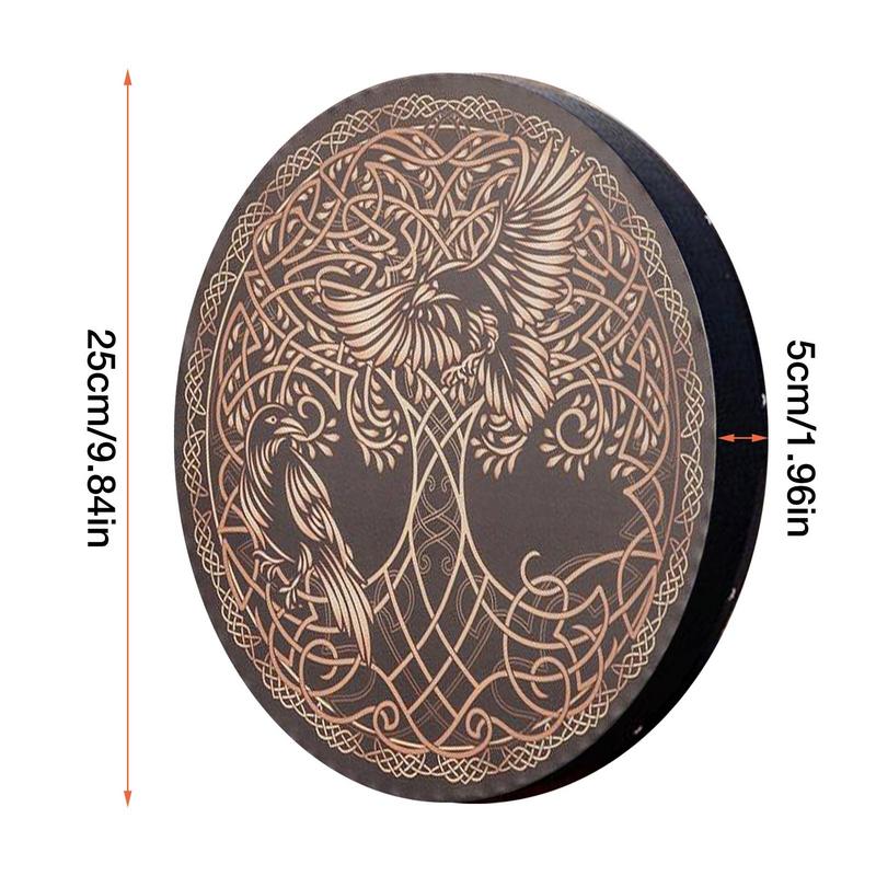 Shamanic Drum, Tree-of-Life & Bird Siberian Drum - thebodymindsoulshop