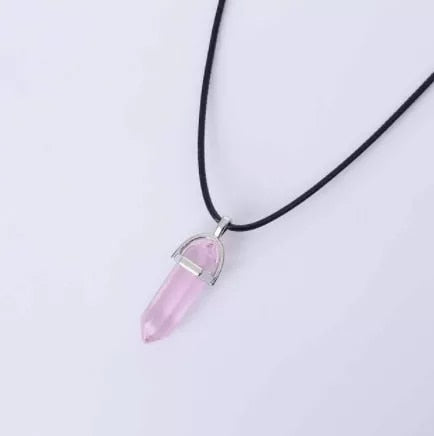 Natural Crystal Pendant (13 Varieties to choose from) - thebodymindsoulshop