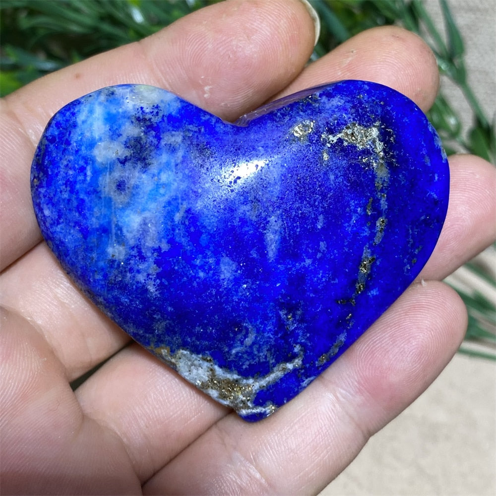 Lapis Lazuli Blue Heart - thebodymindsoulshop