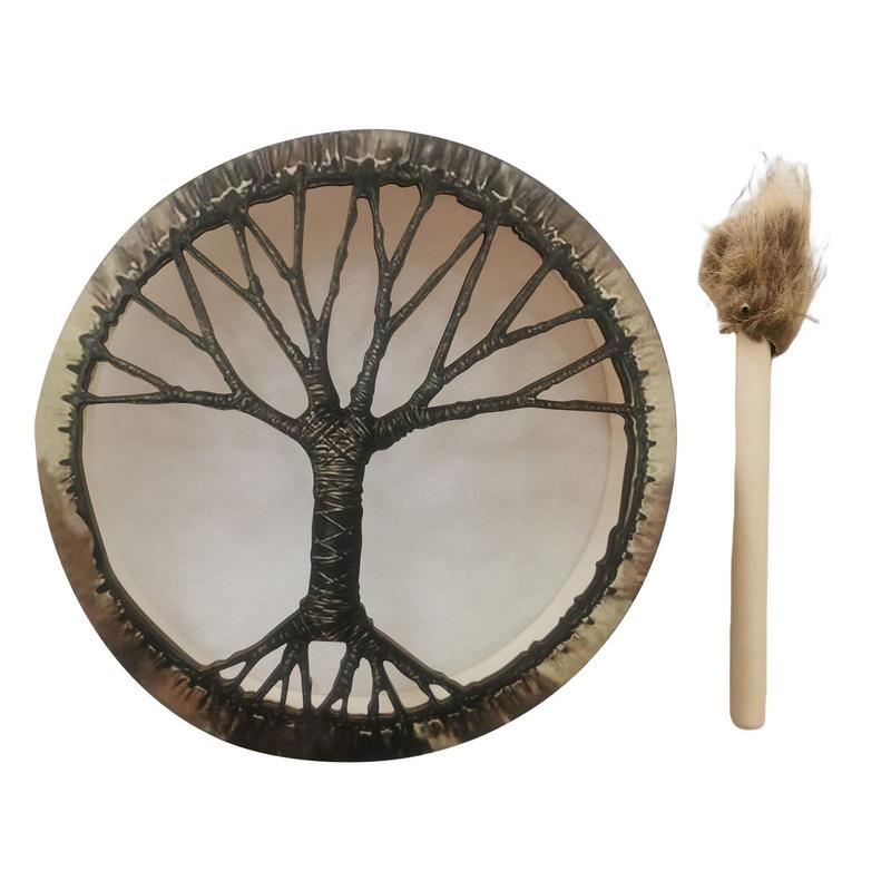 Shaman Drum, Handmade, Hare motif - thebodymindsoulshop