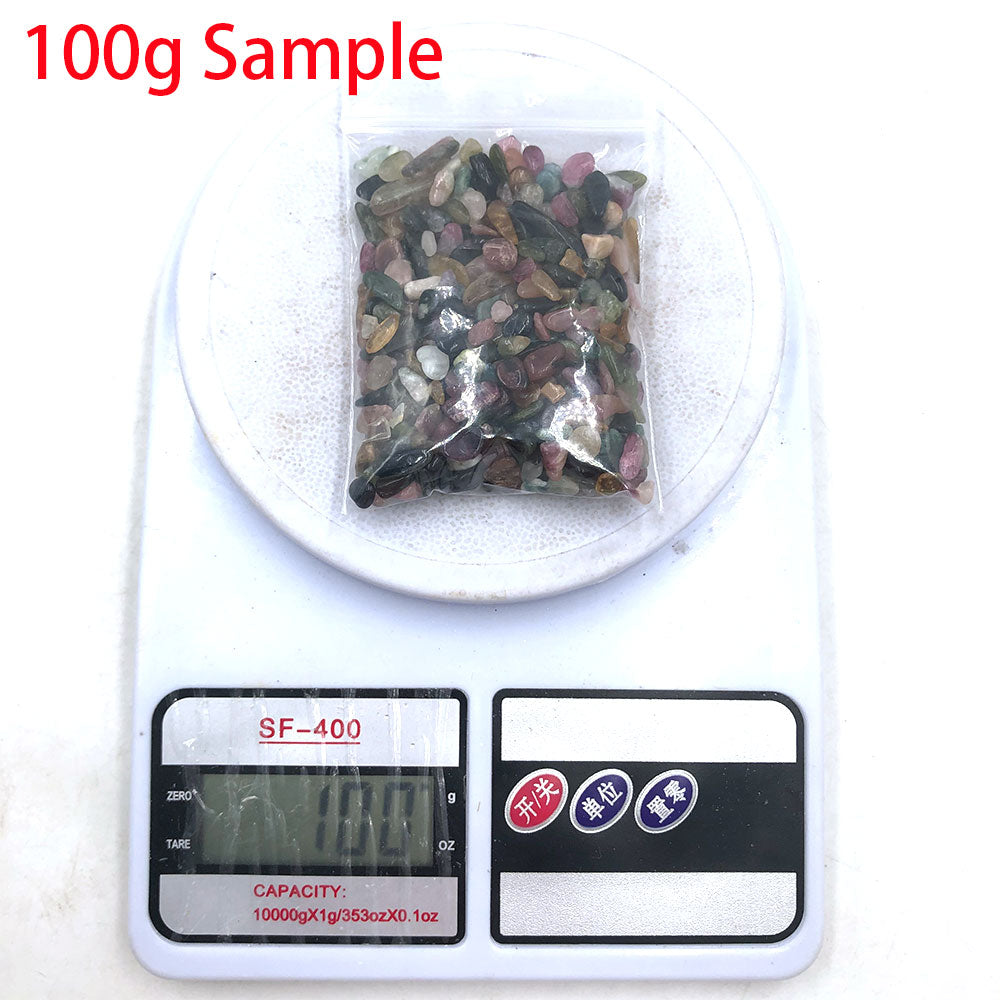 100g Bulk Colorful Tourmaline Chips - thebodymindsoulshop