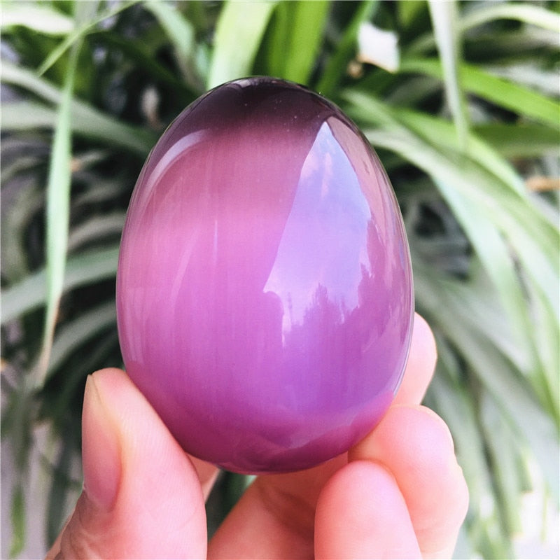 Purple Opalite egg - thebodymindsoulshop