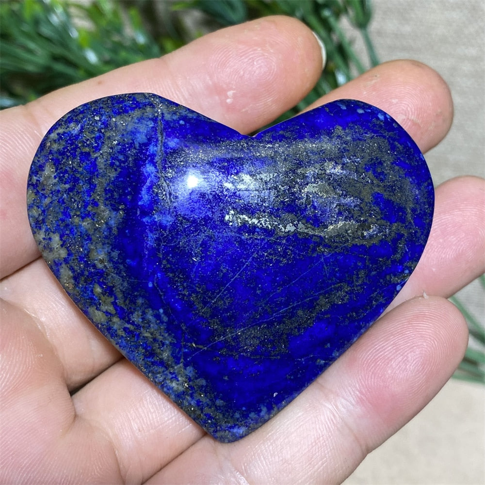 Lapis Lazuli Blue Heart - thebodymindsoulshop