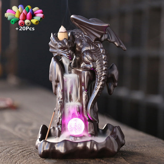 +20Cones LED Dragon Burner, Backflow - thebodymindsoulshop