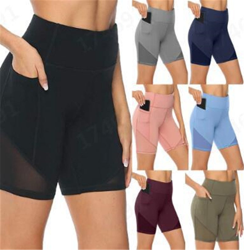 Women's Yoga Shorts - thebodymindsoulshop