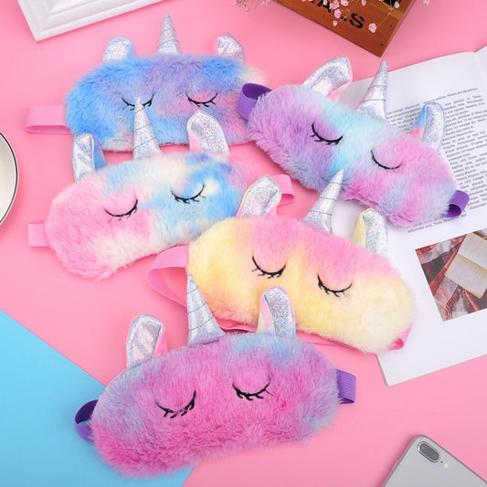 Plush Unicorn Sleep Mask - thebodymindsoulshop