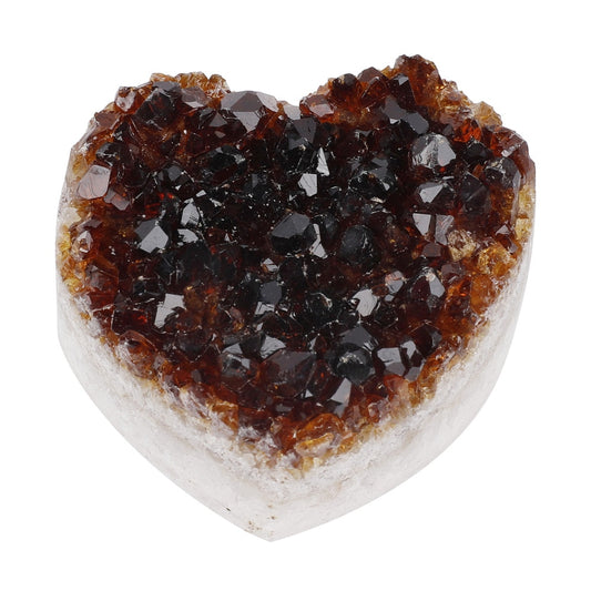 Smoky Heart Shape Crystal Cluster - thebodymindsoulshop