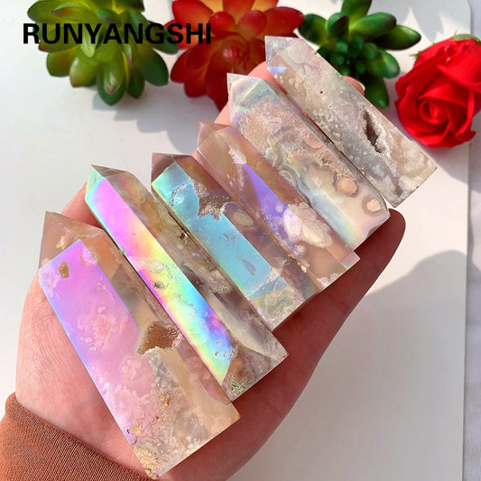 Rainbow Angel Aura Quartz - thebodymindsoulshop