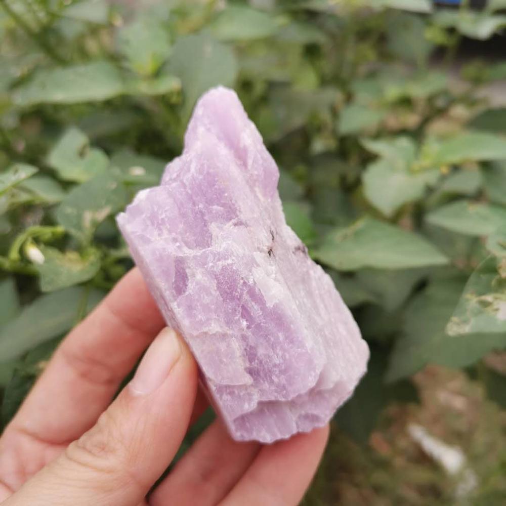 130g Natural Kunzite Raw Crystal Specimen - thebodymindsoulshop