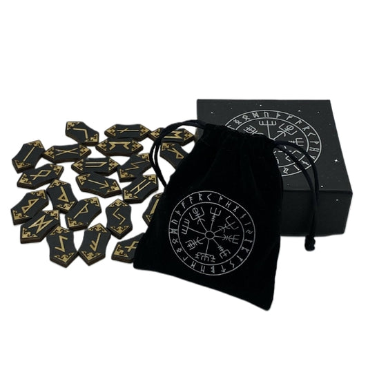 25Pcs/set Wooden Runes - thebodymindsoulshop