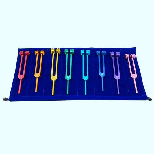 Rainbow Chakra Tuning Forks - thebodymindsoulshop