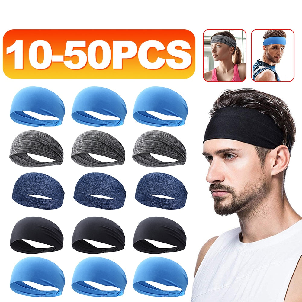 10-50Pcs Ultra-Thin Sports Sweatband - thebodymindsoulshop