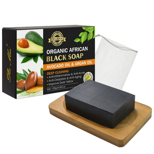 Organic African Black Soap - thebodymindsoulshop