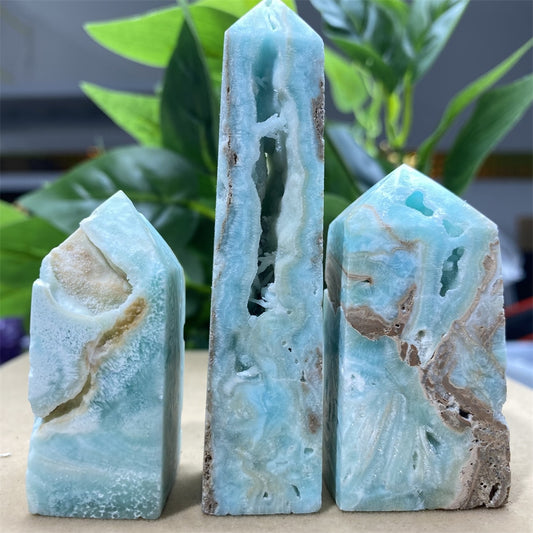 Hemimorphite Blue Tower - thebodymindsoulshop