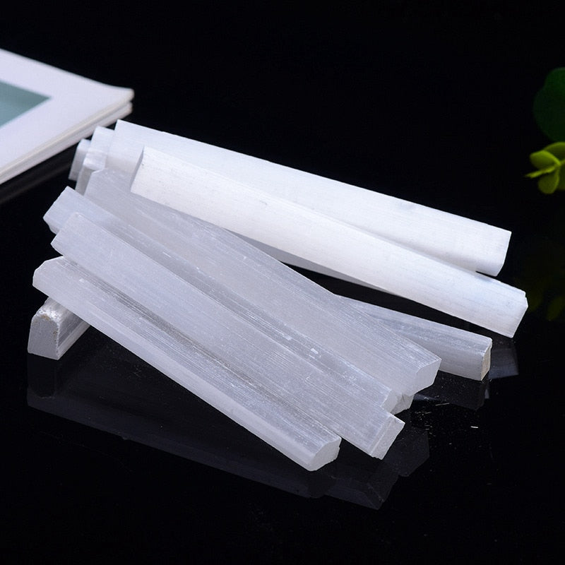 Selenite Crystal Wand - thebodymindsoulshop