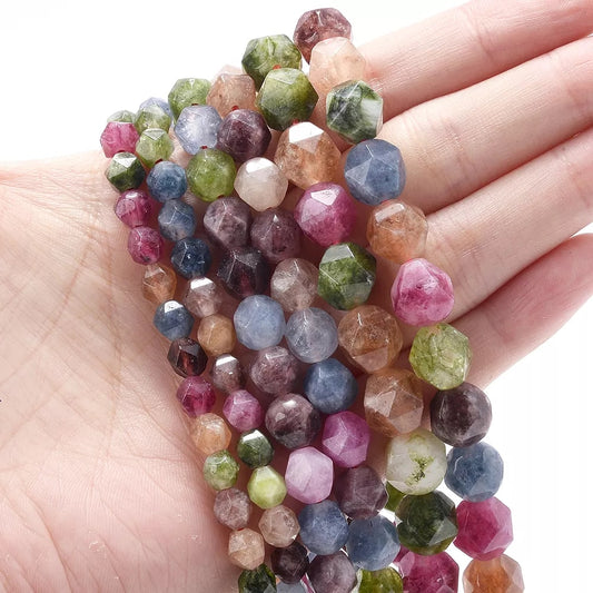 Faceted Natural Stone Beads DIY Jewelry (54 variations) - thebodymindsoulshop