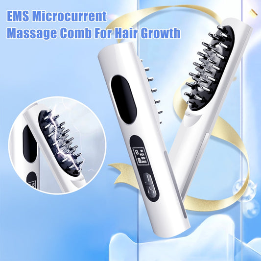 EMS Hair Growth/Massage Electric Hair Brush - thebodymindsoulshop