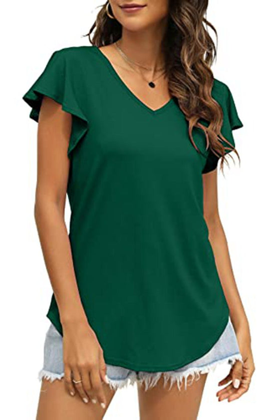 Lotus leaf short sleeve T-shirt - thebodymindsoulshop