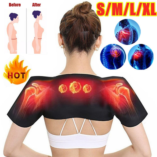 Tourmaline Self-heating Shoulder Pad, Magnetic Therapy - thebodymindsoulshop