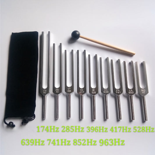 Tuning Forks Set Healing, Various Frequencies - thebodymindsoulshop