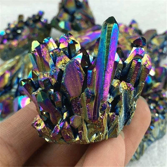 Rainbow Titanium Bismuth Quartz Crystal - thebodymindsoulshop