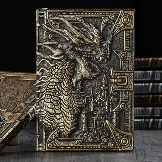 3D Three-dimensional Dragon A5 Notebook - thebodymindsoulshop