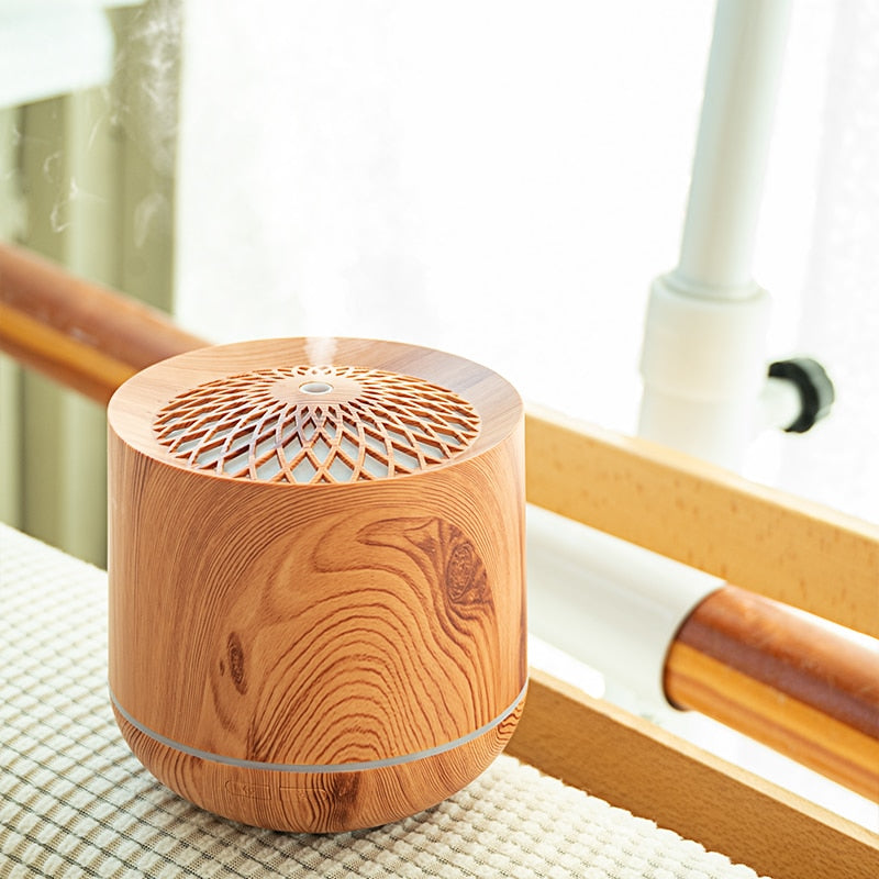 Essential oil Diffuser Wood Finish Humidifier - thebodymindsoulshop